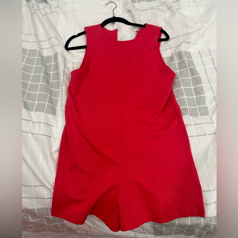 Stretchy pink romper